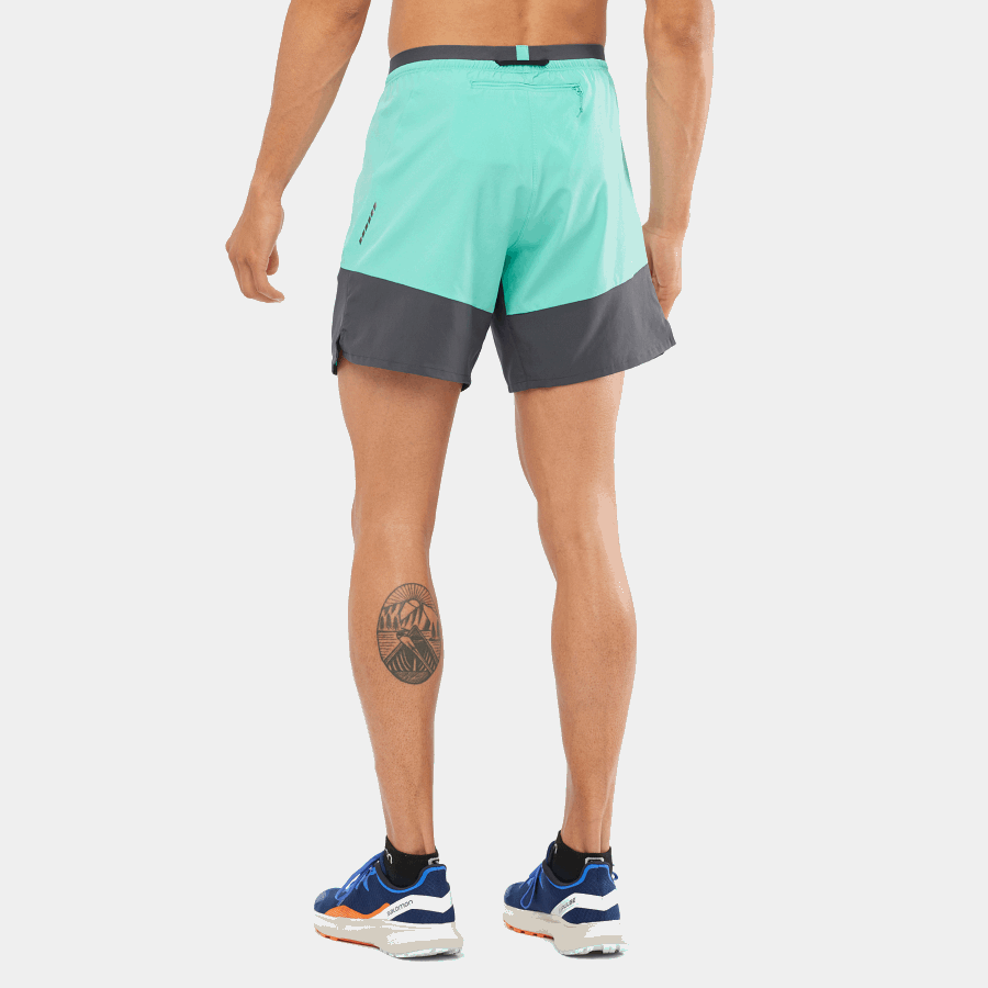 Men's Shorts Cross 7'' No Liner Pool Blue-Ebony