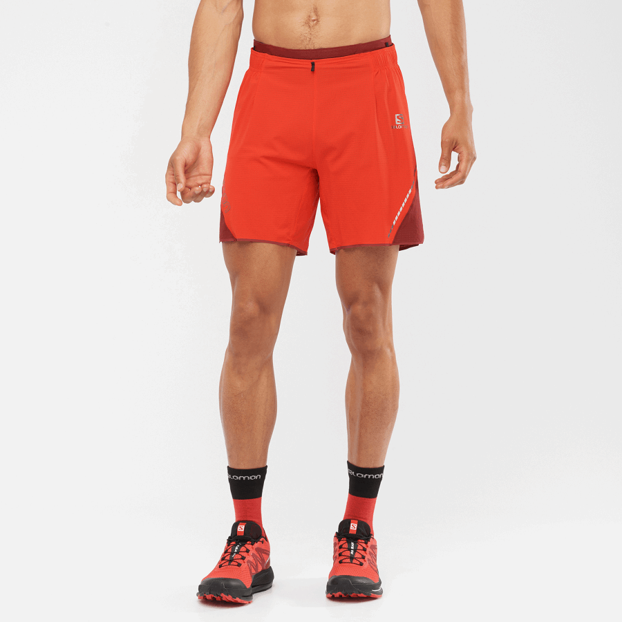 Men's Shorts Sense Aero 7'' Fiery Red-Cabernet