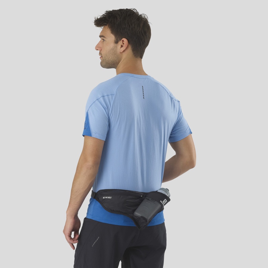 Unisex Belt With 3D Bottle Included Active Black
