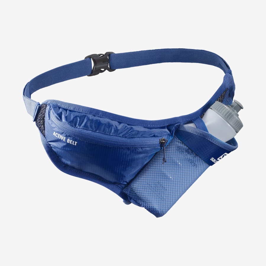 Unisex Belt With 3D Bottle Included Active Nautical Blue-Mood Indigo