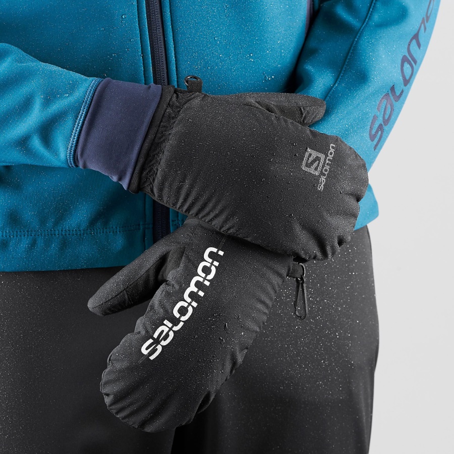 Unisex Gloves Cross Winter Training Black