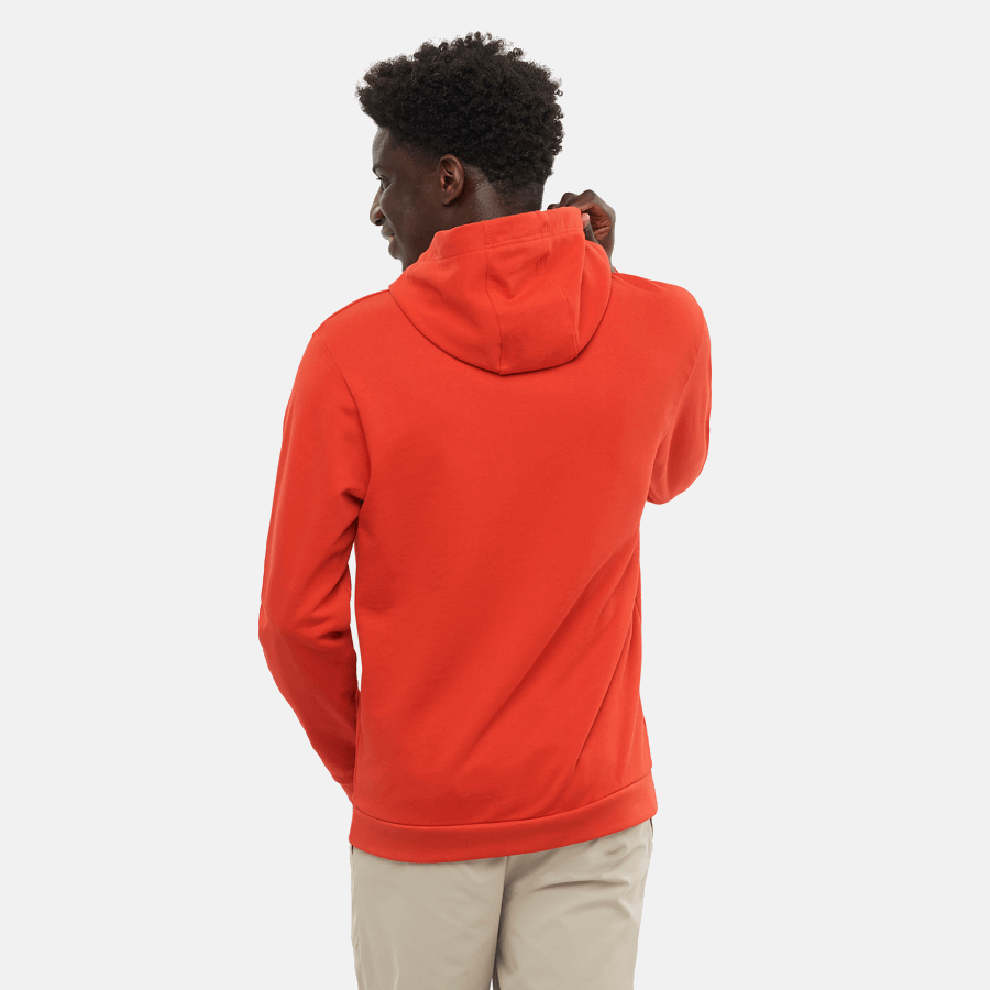 Unisex Hooded Pullover Outlife Logo Summer Aura Orange