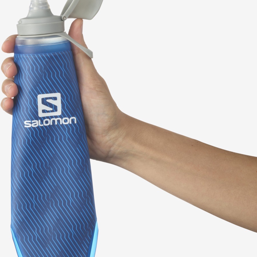 Unisex Hydration Accessories Soft Flask 400Ml/13Oz Insulated 42 Clear Blue