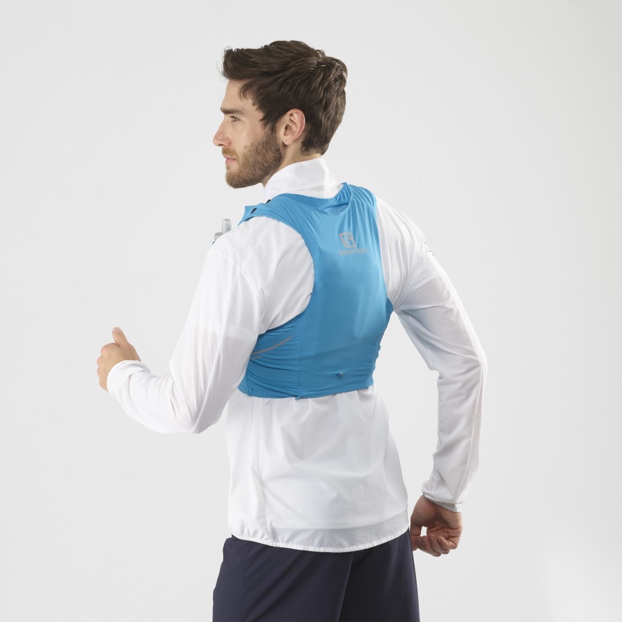 Unisex Running Vest With Flasks Included Sense Pro 5 Hawaiian Ocean-Black
