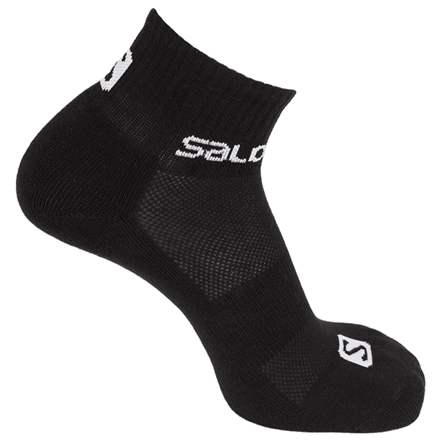 Unisex Socks Evasion Ankle 2-Pack Black