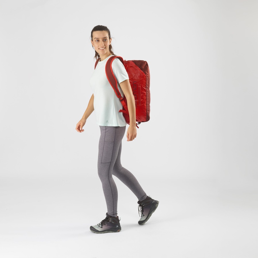 Unisex Travel Bag Outlife Duffel 25 Goji Berry-Madder Brown