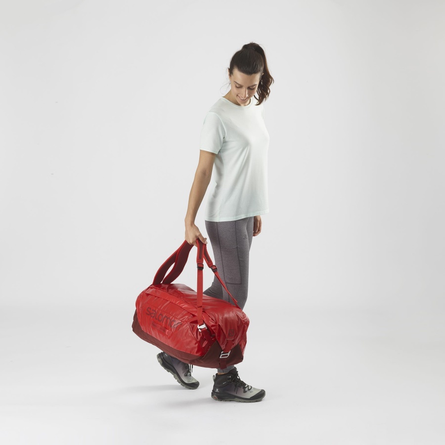 Unisex Travel Bag Outlife Duffel 45 Goji Berry-Madder Brown