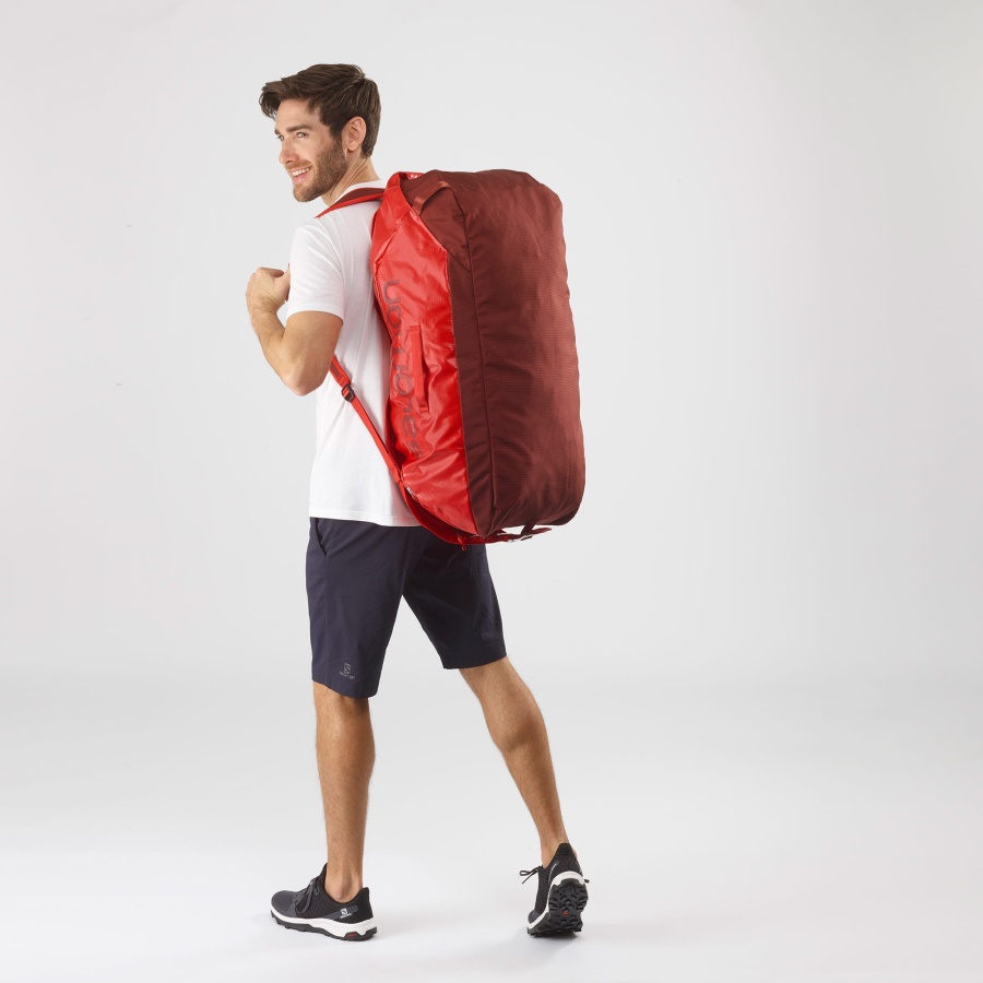 Unisex Travel Bag Outlife Duffel 70 Goji Berry-Madder Brown
