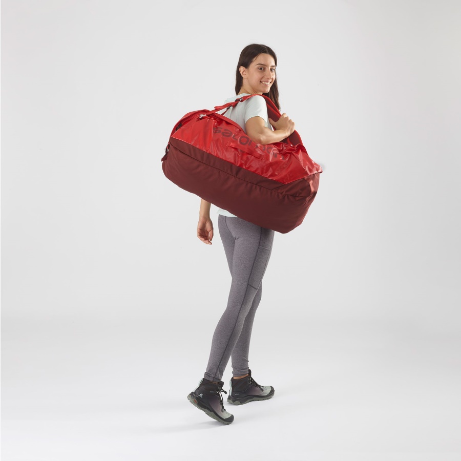 Unisex Travel Bag Outlife Duffel 70 Goji Berry-Madder Brown
