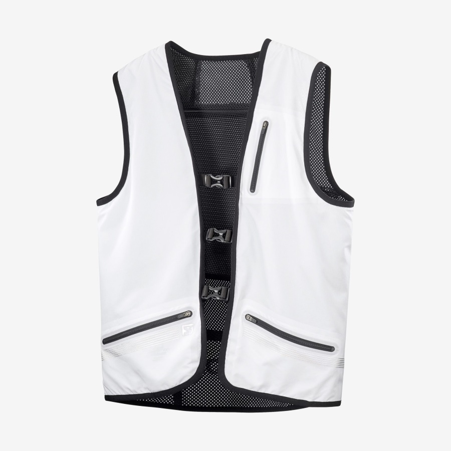 Unisex Vest Outlife Reversible Utility U White-Black