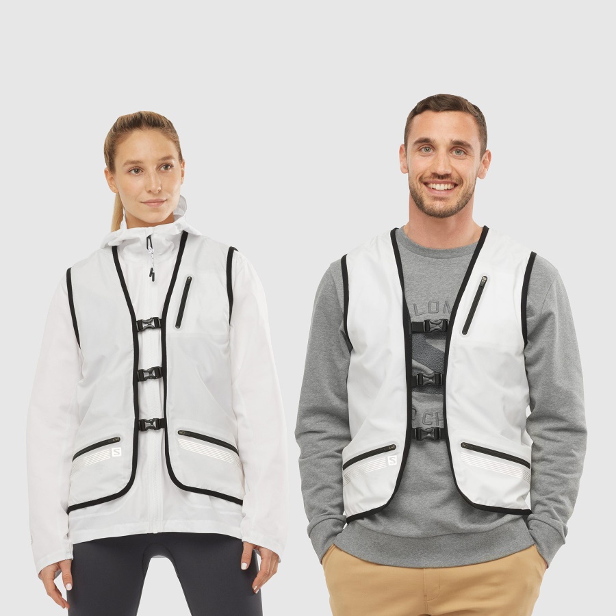 Unisex Vest Outlife Reversible Utility U White-Black