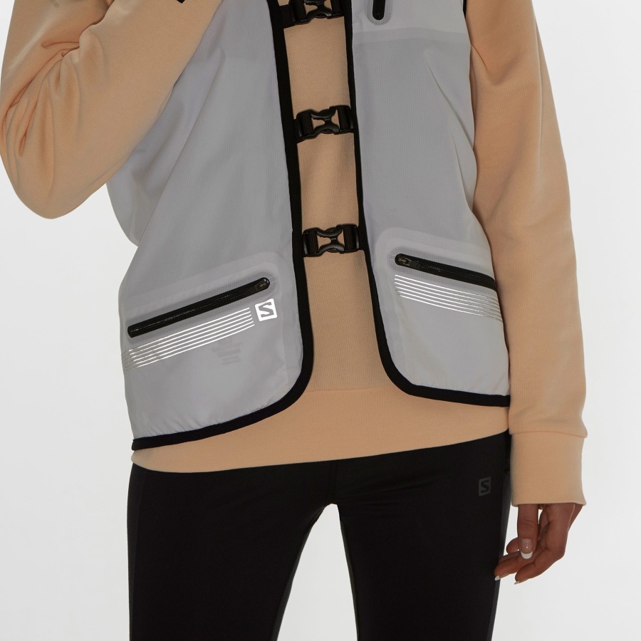 Unisex Vest Outlife Reversible Utility U White-Black