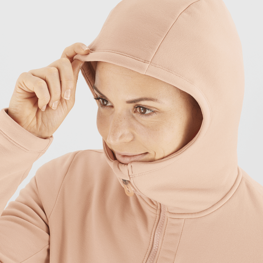 Women's Midlayer Jacket Hoodie Essential Xwarm Sirocco