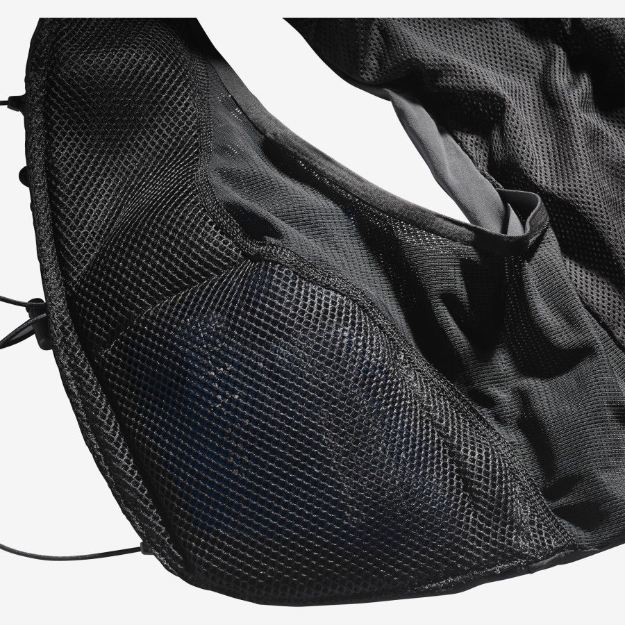Women's Running Vest With Flasks Included Sense Pro 10 Black-Ebony