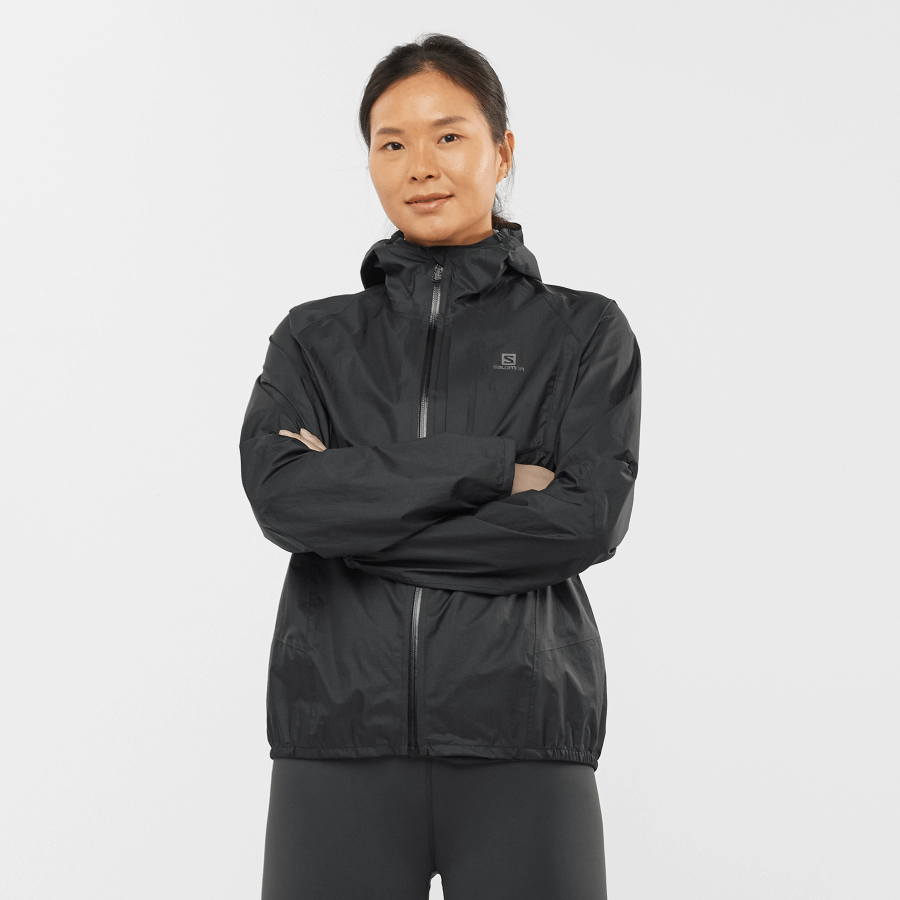 Women's Shell Jacket Bonatti Waterproof Black