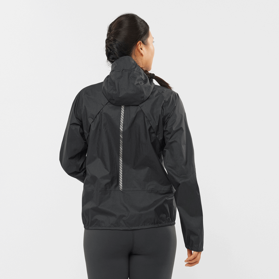 Women's Shell Jacket Bonatti Waterproof Black