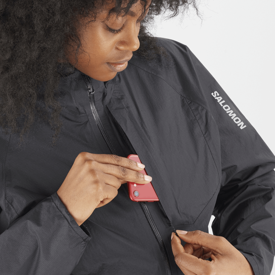 Women's Shell Jacket Bonatti Waterproof Deep Black-Capsule