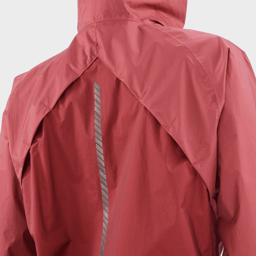 Women's Shell Jacket Bonatti Waterproof Earth Red-Cabernet-Apricot Ice