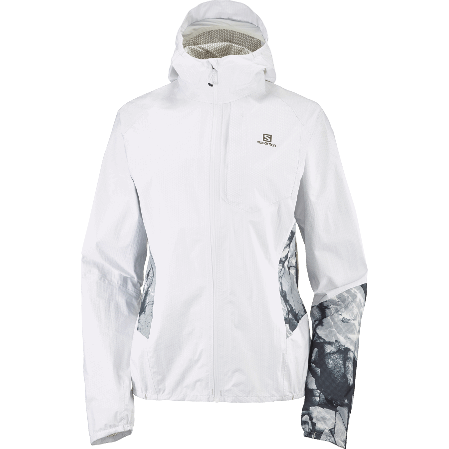 Women's Shell Jacket Bonatti Waterproof White-Alloy-Ao