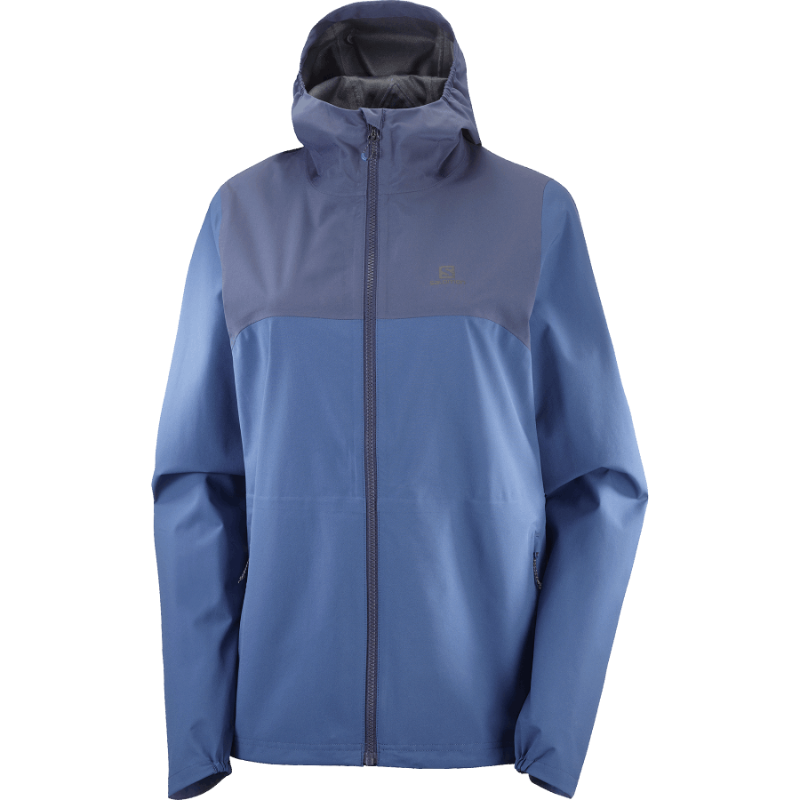 Women's Shell Jacket Essential Waterproof 2.5L Mood Indigo-Dark Denim
