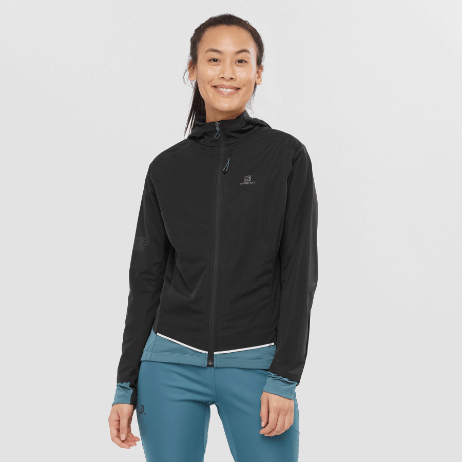 Women's Shell Jacket Light Shell Black-Mallard Blue