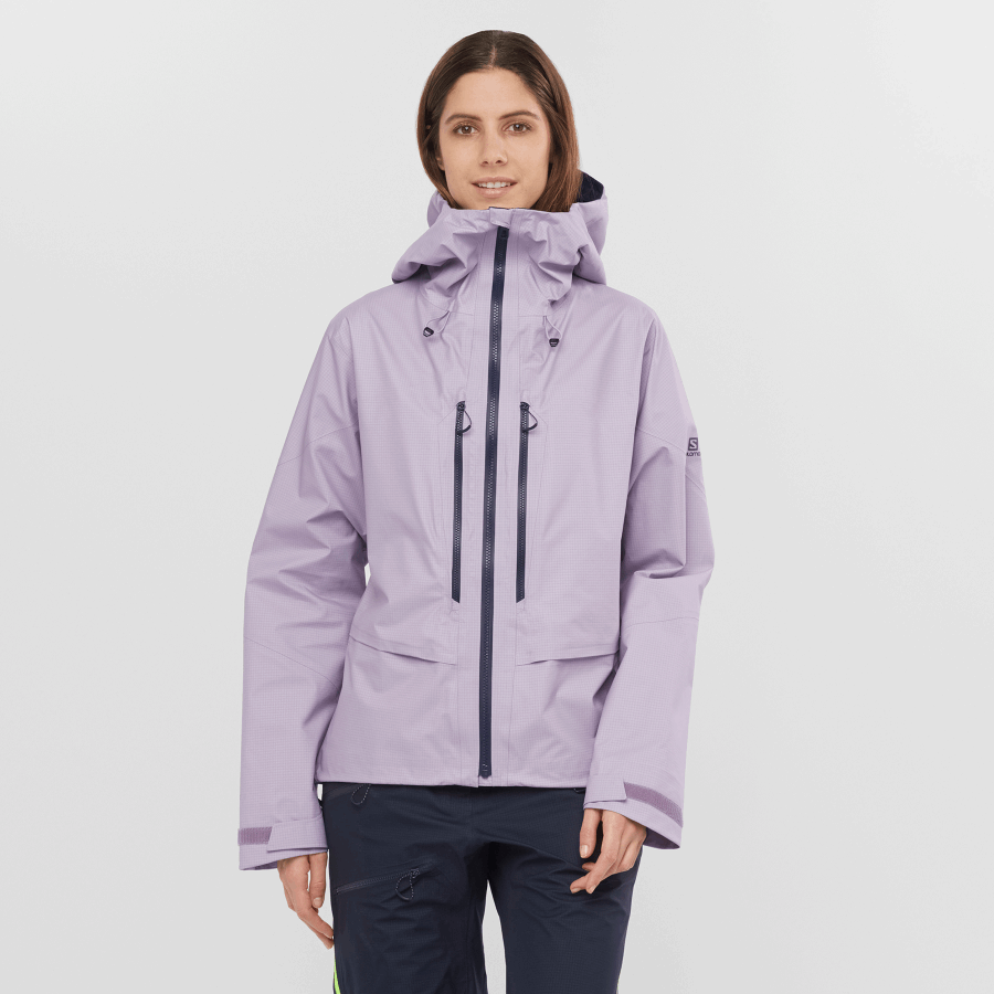 Women's Shell Jacket Outpeak Gore-Tex 3L Lavender Gray