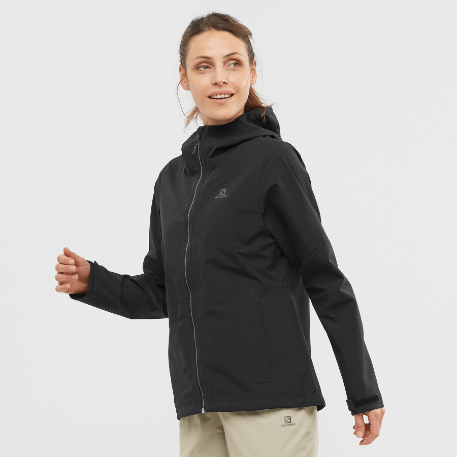 Women's Shell Jacket Outrack Waterproof 2.5L Black