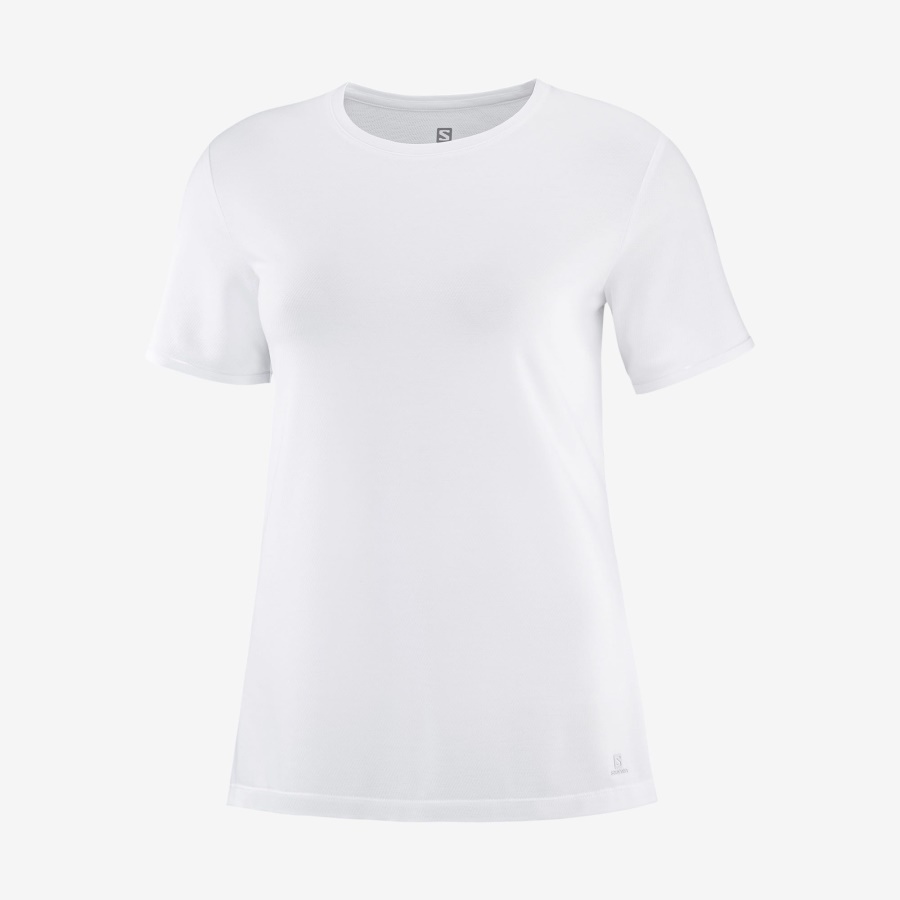 Women's Short Sleeve T-Shirt Essential Tencel White