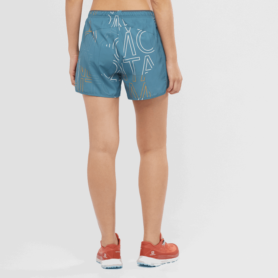 Women's Shorts Agile Mallard Blue-Ao-Ebony