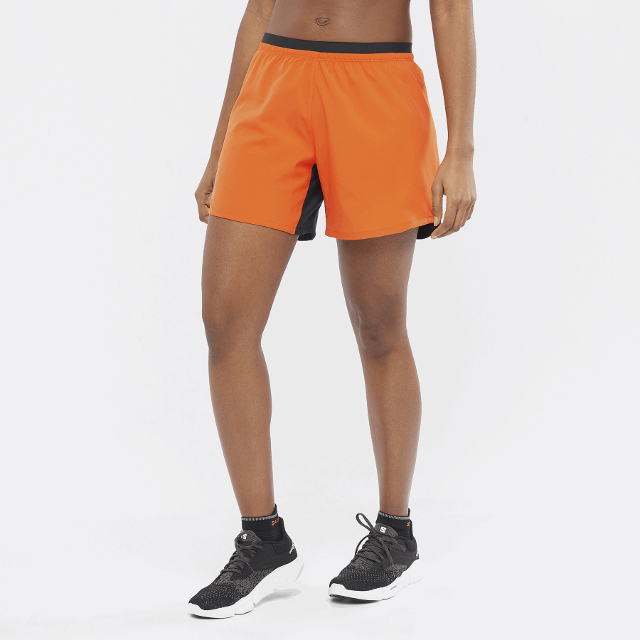 Women's Shorts Cross 5'' Orange-Black-Capsule